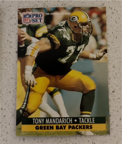 1991 Pro Set #157 Tony Mandarich — front