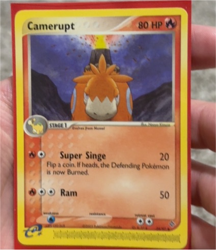 2003 Pokemon EX Dragon #24 Camerupt — front