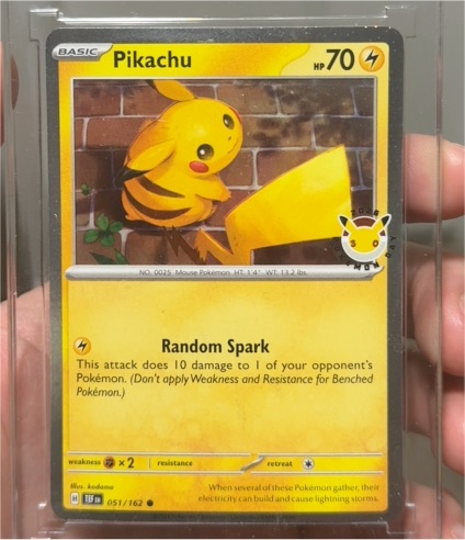 Pikachu (Pokemon Day 2026) #051/162 — front