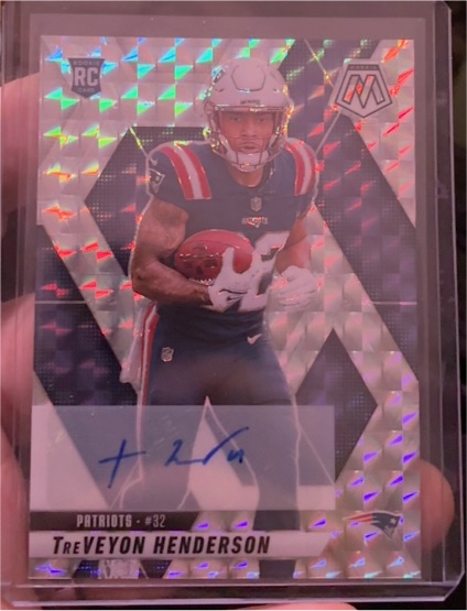 2025 Panini Mosaic #325 TreVeyon Henderson — front