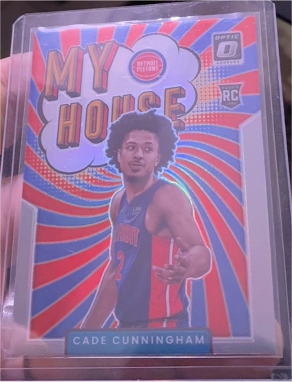 2021-22 Donruss Optic My House #16 Cade Cunningham — front