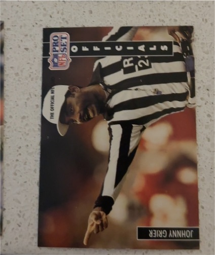 1991 Pro Set #360 Johnny Grier — front