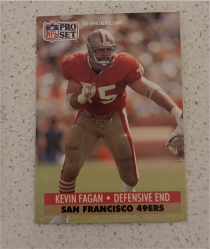 1991 Pro Set #291 Kevin Fagan — front