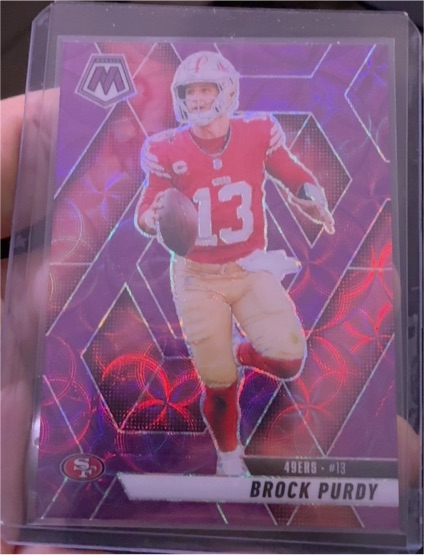 2025 Panini Mosaic #221 Brock Purdy — front