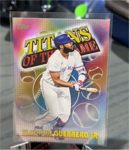 2026 Topps Series One #TOG-17 Vladimir Guerrero Jr. Titans Of The Game — front