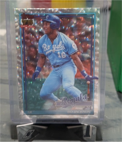 2026 Topps Series 1 1991 Crackle Foil #T91-29 Bo Jackson — front
