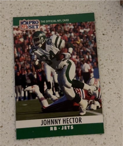 1990 Pro Set #235 Johnny Hector — front