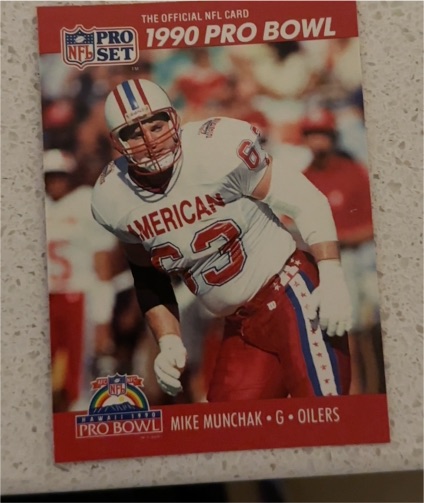 1990 Pro Set #360 Mike Munchak — front