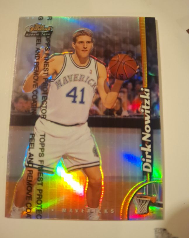1998-99 Topps Finest #234 Dirk Nowitzki — front
