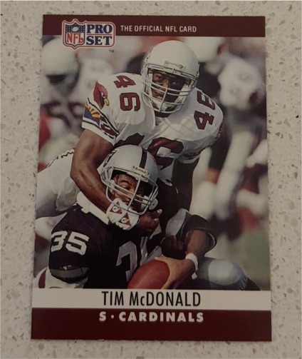 1990 Pro Set #259 Tim McDonald — front
