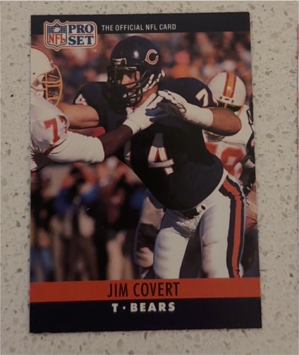 1990 Pro Set #51 Jim Covert — front