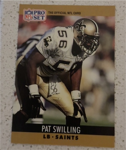 1990 Pro Set #218 Pat Swilling — front