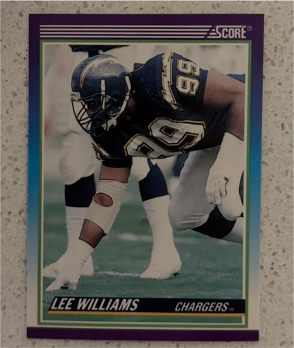 1990 Score #446 Lee Williams — front