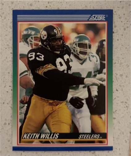 1990 Score #420 Keith Willis — front