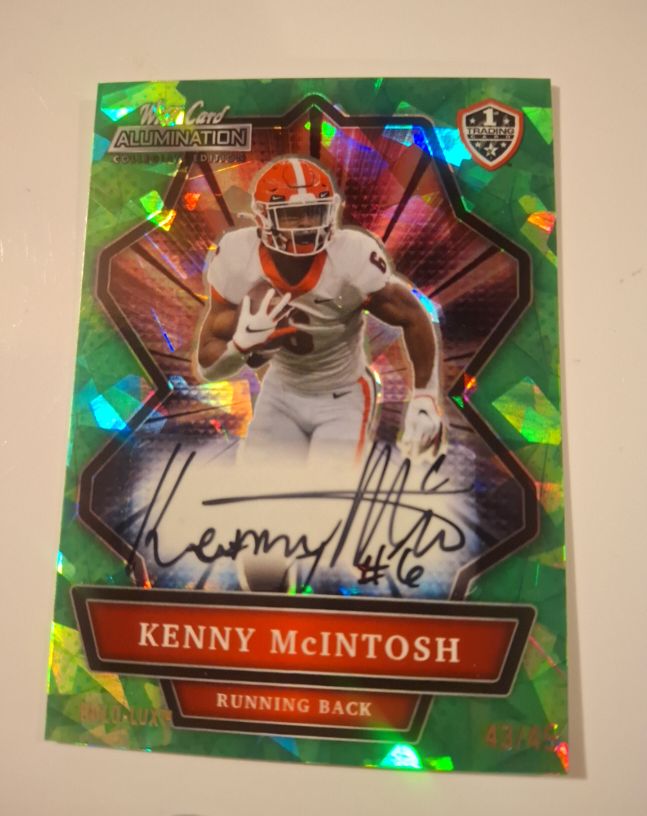 2021 Wild Card Alumination #ANBC-A Kenny McIntosh — front