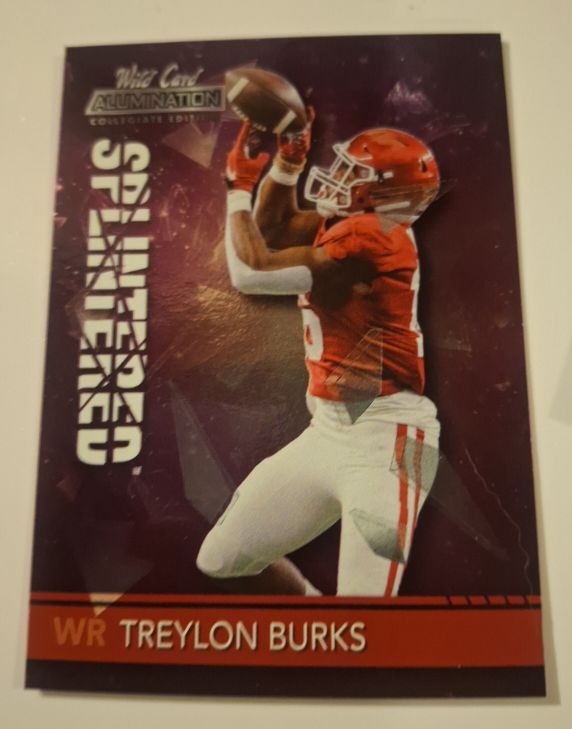 2021 Wild Card Alumination Collegiate Edition Splintered #ANSP-13 Treylon Burks — front