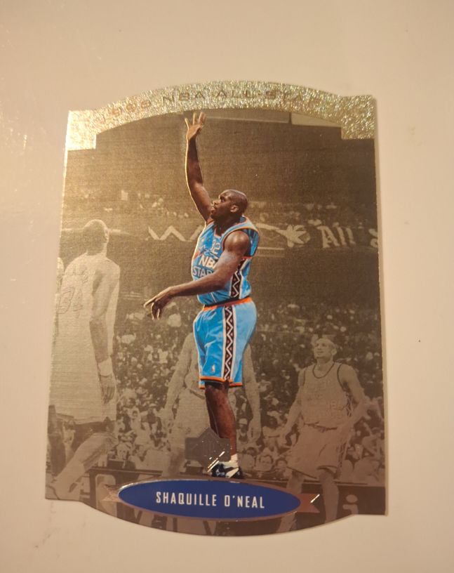 1995-96 SP NBA All-Stars Die-Cut #AS5 Shaquille O'Neal — front