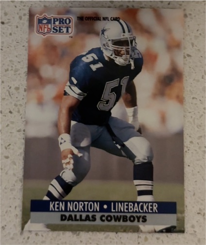 1991 Pro Set #133 Ken Norton — front