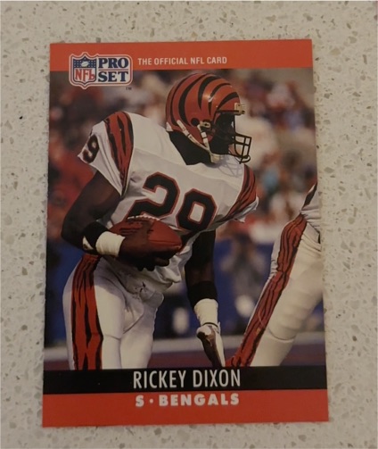 1990 Pro Set #63 Rickey Dixon — front