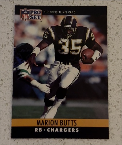 1990 Pro Set #276 Marion Butts — front