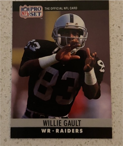 1990 Pro Set #153 Willie Gault — front