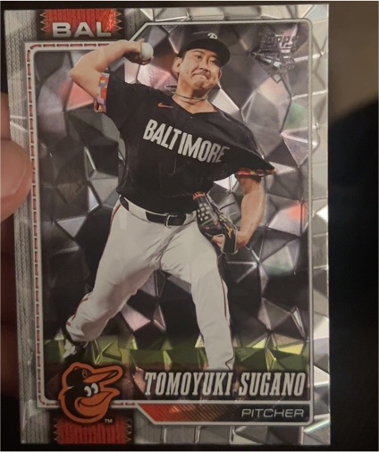 2026 Topps Series 1 #185 Tomoyuki Sugano — front