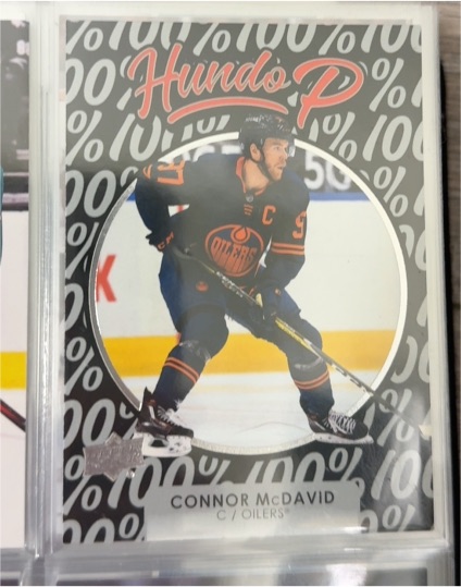 2021-22 Upper Deck Series 1 Hundo P #HP-1 Connor McDavid — front