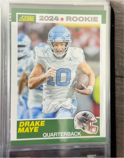 2024 Score #3 Drake Maye Rookie — front