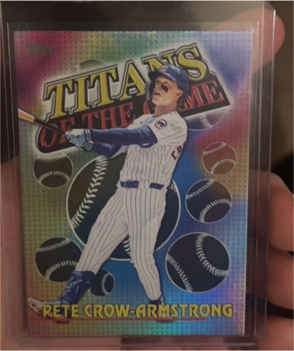 2026 Topps Series 1 #TOG-13 Pete Crow-Armstrong Titans Of The Game — front
