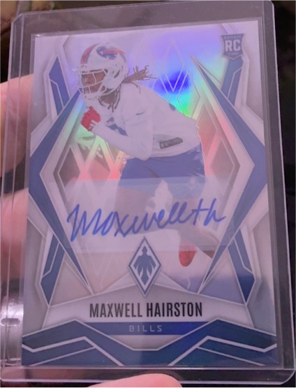 2025 Panini Phoenix #237 Maxwell Hairston Rookie Silver Autograph — front