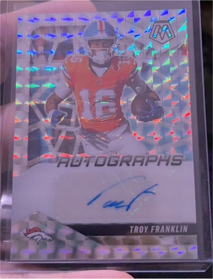 2025 Panini Mosaic #AMC-TFN Troy Franklin — front