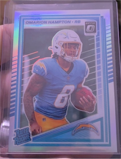 2025 Panini Donruss Optic #212 Omarion Hampton — front