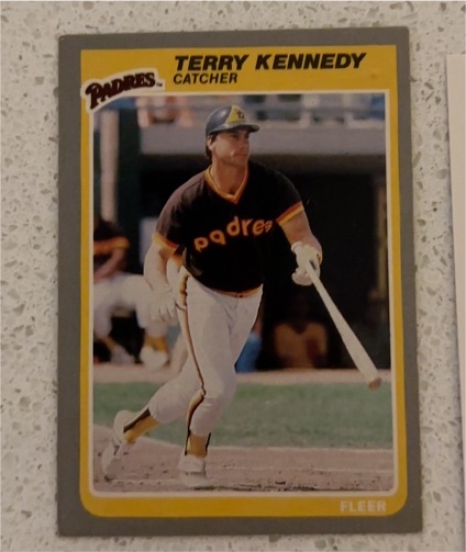 1985 Fleer #37 Terry Kennedy — front