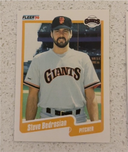 1990 Fleer #50 Steve Bedrosian — front