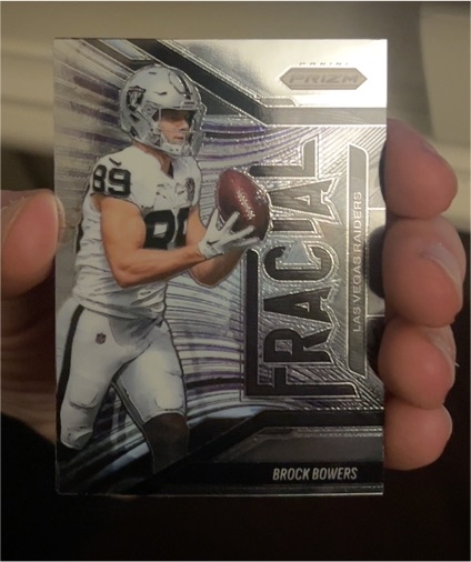 2025 Panini Prizm #6 Brock Bowers Fractal — front