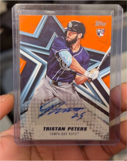 2026 Topps Series 1 Baseball Stars Orange #BSA-TRP Tristan Peters — front