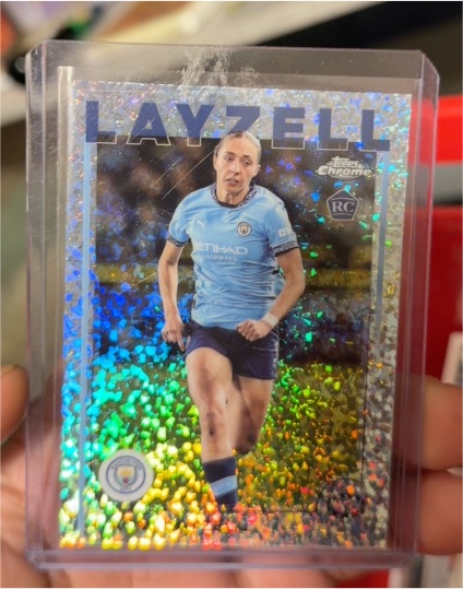 2024-25 Topps Chrome UEFA Women's #46 Naomi Layzell Rookie Card — front