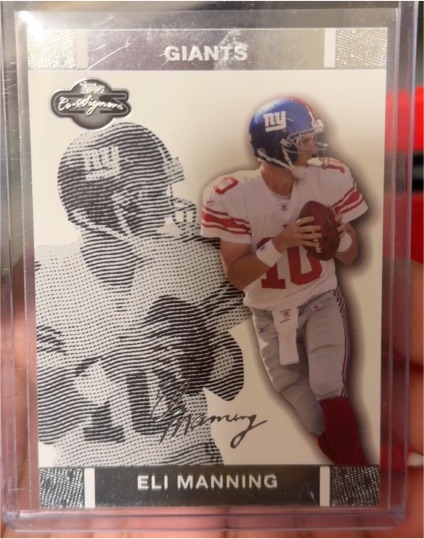 2007 Topps Co-Signers #5 Eli Manning — front
