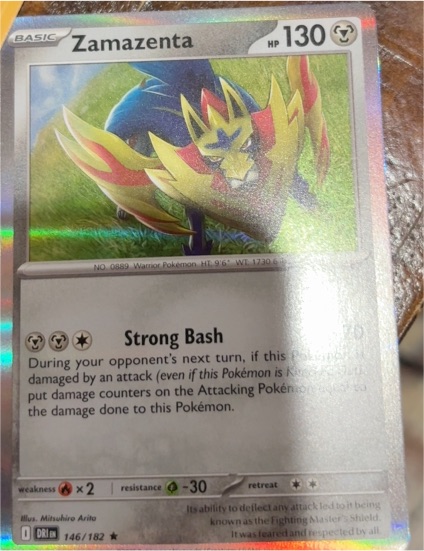 2022 Pokémon Scarlet & Violet: Destined Rivals #146 Zamazenta — front