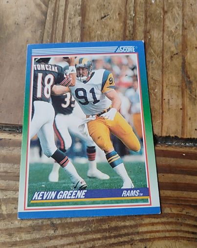 1990 Score #374 Kevin Greene — front