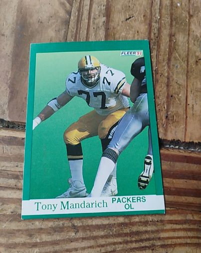 1991 Fleer #257 Tony Mandarich — front