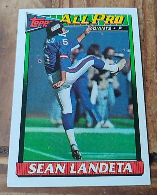 1991 Topps #30 Sean Landeta — front
