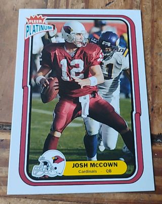 2004 Fleer Platinum #21 Josh McCown — front