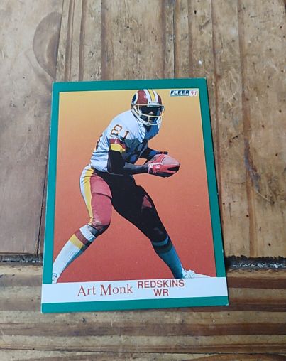1991 Fleer #391 Art Monk — front