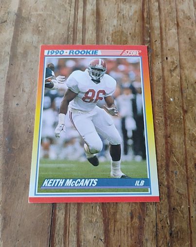 1990 Score #622 Keith McCants Rookie — front