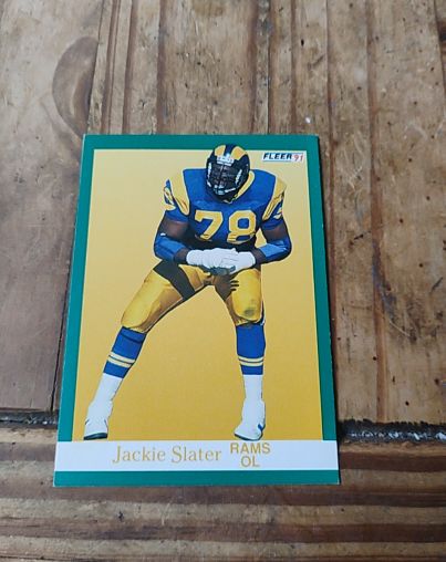 1991 Fleer #275 Jackie Slater — front