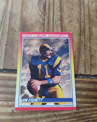 1990 Score #312 Jim Everett Hot Gun — front