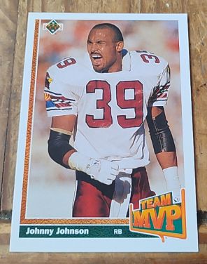 1991 Upper Deck #472 Johnny Johnson — front