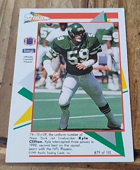 1991 Pacific Flash Cards #79 Kyle Clifton — front