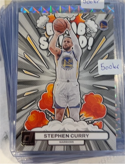 2023-24 Panini Donruss #1 Stephen Curry Bomb Squad — front